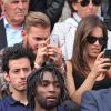 M. Pokora et sa nouvelle compagne à Roland-Garros à Paris le 2 juin 2014 pour assister au match de Gaël Monfils.