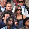 M. Pokora et sa nouvelle compagne à Roland-Garros à Paris le 2 juin 2014 pour assister au match de Gaël Monfils.