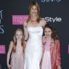 Jaya Harper (à droite) et sa mère Laura Dern lors de la première de Nos étoiles contraires (The Fault in Our Stars) au Ziegfeld Theater, New York, le 2 juin 2014.
