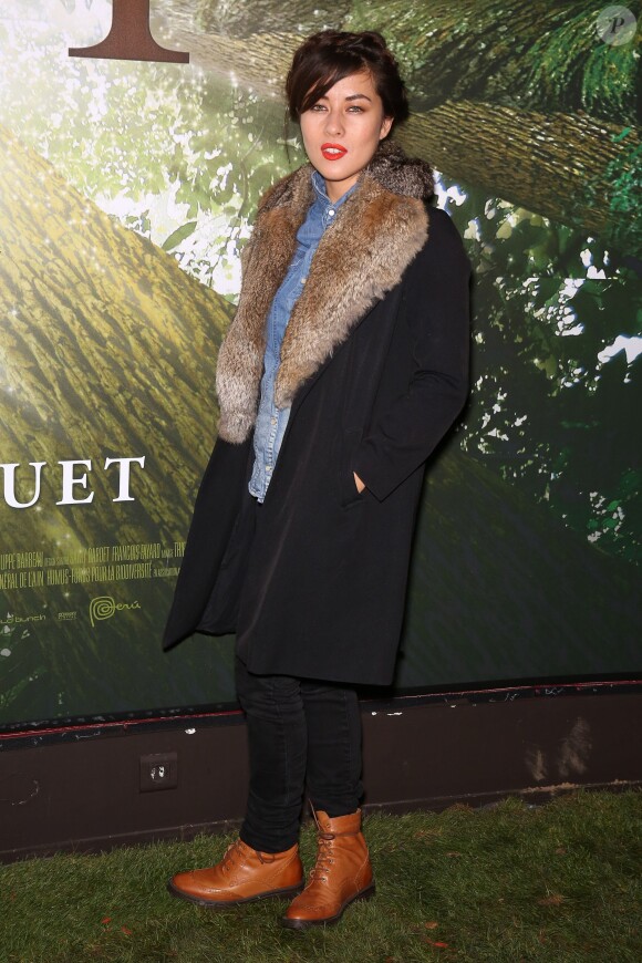 Mylène Jampanoï - Avant-première du film "Il était une forêt" sur les Champs-Elysées à Paris, le 5 novembre 2013