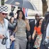 La chanteuse Rihanna arrive pour le lancement de son parfum "Rogue by Rihanna" chez Sephora sur l'avenue des Champs-Elysées à Paris, le 4 juin, 2014.