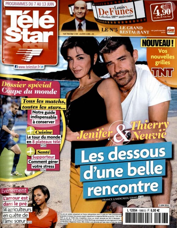Photo montage de Jenifer et Thierry Neuvic en couverture de Télé Star