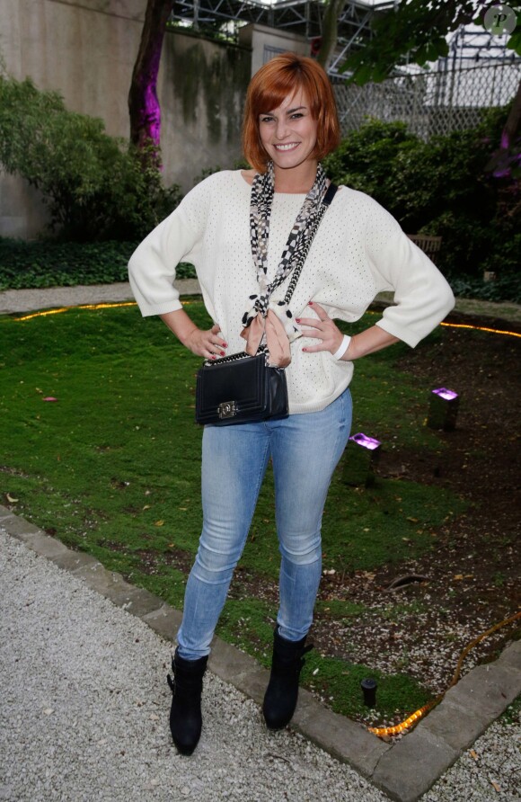 Fauve Hautot assiste à la soirée organisée par la marque de produits capillaires Aussie à Paris, le mercredi 4 juin 2014.