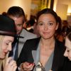 Sandrine Quétier assiste à la soirée organisée par la marque de produits capillaires Aussie à Paris, le mercredi 4 juin 2014.