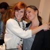 Fauve Hautot et Sandrine Quétier assistent à la soirée organisée par la marque de produits capillaires Aussie à Paris, le mercredi 4 juin 2014.