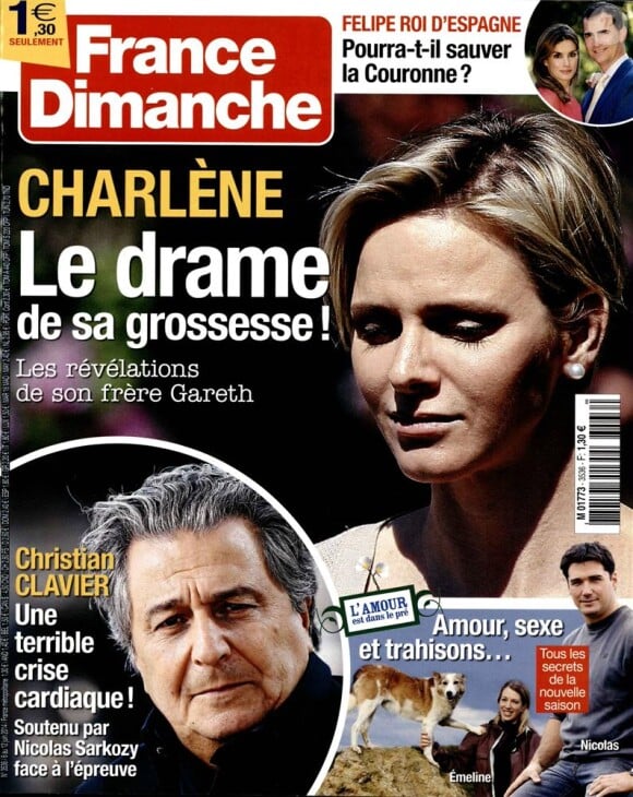 France Dimanche, en kiosques le 6 juin 2014.