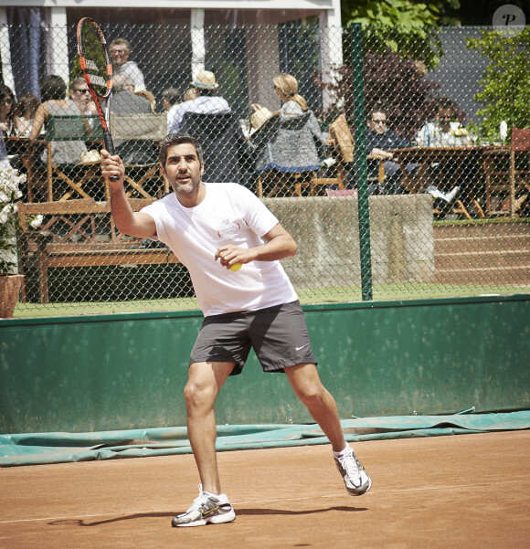 Ary Abittan lors du Trophée des Personnalités le 5 juin 2014 en marge de Roland-Garros à Paris. 