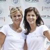 Marie Vignes et Caroline Barclay lors du Trophée des Personnalités le 5 juin 2014 en marge de Roland-Garros à Paris. 