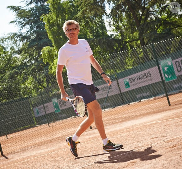Denis Brogniart lors du Trophée des Personnalités le 5 juin 2014 en marge de Roland-Garros à Paris. 