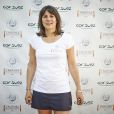  Estelle Denis lors du Troph&eacute;e des Personnalit&eacute;s le 5 juin 2014 en marge de Roland-Garros &agrave; Paris.&nbsp; 
