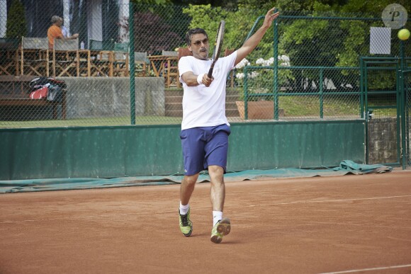 Pascal Elbé lors du Trophée des Personnalités le 5 juin 2014 en marge de Roland-Garros à Paris. 