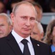 Vladimir Poutine (président russe) - Cérémonie de commémoration du 70e anniversaire du débarquement sur la plage Sword Beach à Ouistreham, le 6 juin 2014.