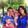 Jade Foret et Arnaud Lagardère : journée au zoo de Vincennes en famille avec leurs filles Livia et Mila