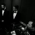  Neil Patrick Harris et Hugh Jackman parodient le SolangeGate lors de la 68e c&eacute;r&eacute;monie des Tony Awards, le 8 juin 2014 &agrave; New York. 