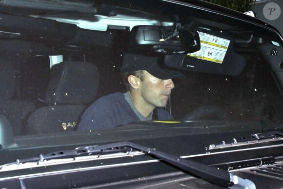 Chris Martin quitte le restaurant Giorgio Baldi à Santa Monica, le 8 juin 2014.