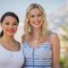 Jessica Parker Kennedy et Hannah New - Photocall de la série "Black Sails" au 54e Festival de la Télévision de Monte-Carlo.