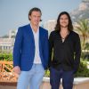 Stephens Toby et Luke Arnold - Photocall de la série "Black Sails" au 54e Festival de la Télévision de Monte-Carlo.