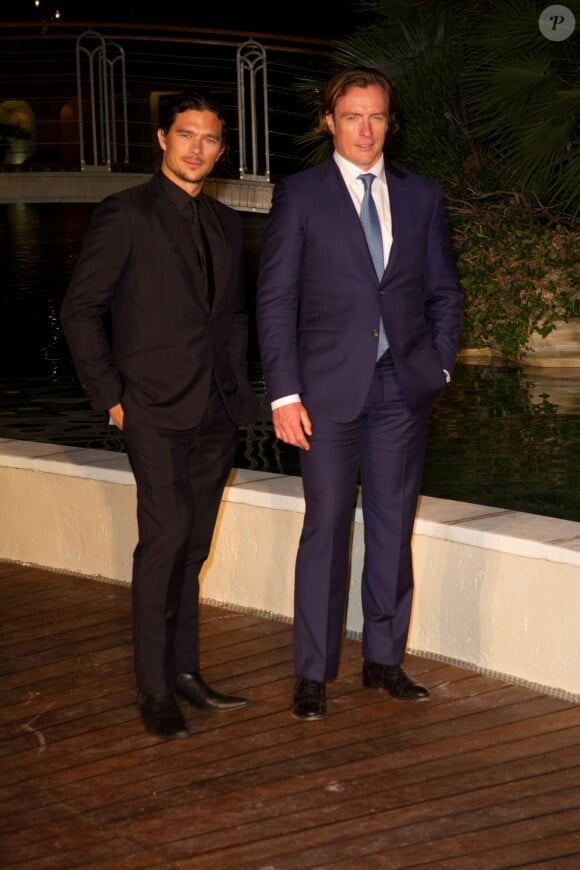 Luke Arnold et Toby Stephens - Soirée 'Black Sails' lors du 54e festival de la télévision de Monte-Carlo. Le 10 juin 2014.