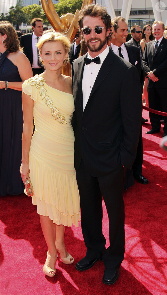 Noah Wyle et Sara lors des Emmy Awards, le 10 septembre 2011 à Los Angeles.