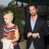 Noah Wyle et sa compagne Sara Wells sont allés diner au restaurant Madeo à West Hollywood. Le 21 mai 2013.