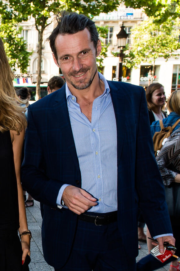 Exclusif - Julien Boisselier - Arrivée des acteurs et des invités du film "Fastlife" pour se rendre sur la terrasse du Publicis dans le cadre du 3e Champs-Elysées Film Festival à Paris, le 11 juin 2014.