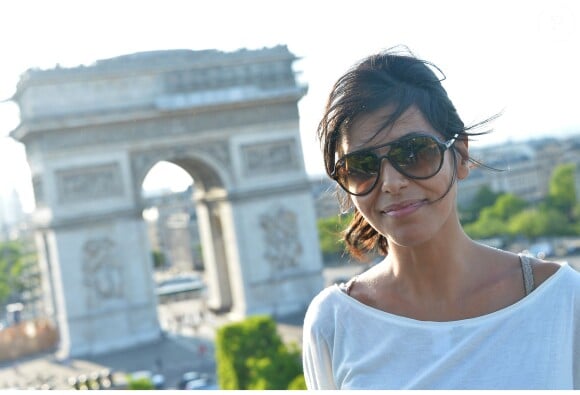 Exclusif - Rencontre avec Reem Kherici sur la terrasse du Publicis dans le cadre du 3ème Champs-Elysées Film Festival à Paris, le 11 juin 2014.