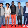 Exclusif - Yazid Ait Hamoudi, Olivia Biffot, Thomas N'Gijol, Olivier Marchal et Julien Boisselier lors de l'avant-première du film "Fastlife" au cinéma Gaumont Marignan dans le cadre du 3e Champs-Elysées Film Festival à Paris, le 11 juin 2014.