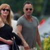Bruce Springsteen et sa femme Patti Scialfa ont suivi avec fierté les bonnes performances de leur fille Jessica Springsteen le 14 juin 2014 au Jumping international de Cannes, 5e étape du Longines Global Champions Tour.