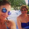 Jennifer Lopez en bikini et avec sa mère sur Instagram, le 15 juin 2014.