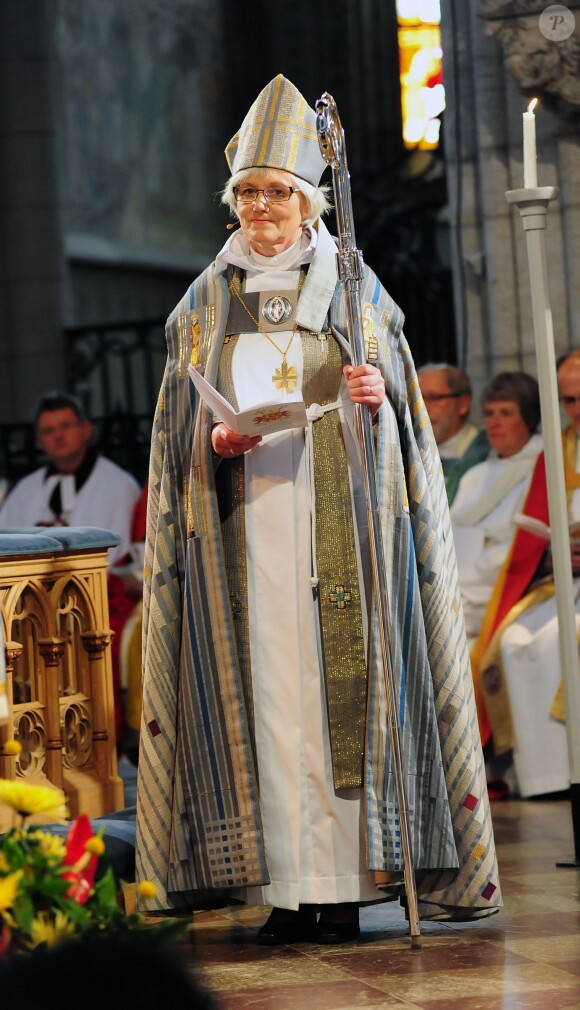 Dimanche 15 juin 2014, cérémonie d'ordination de l'évêque Antje Jackeléns archevêque de l'Eglise de Suède en la cathédrale d'Uppsala.