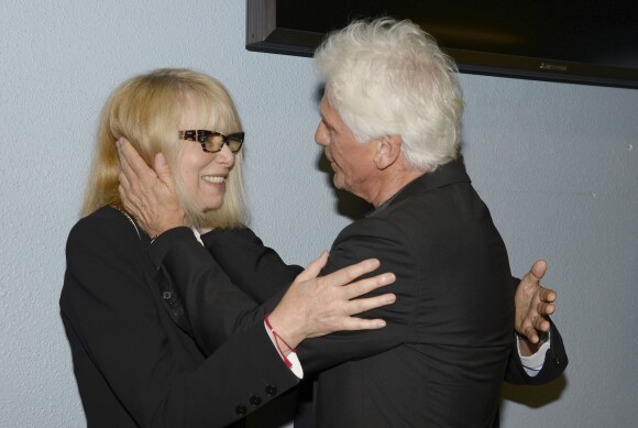 Exclusif - Mireille Darc et Gérard Lenorman - Mireille Darc reçoit la médaille d'honneur du Doyen à la faculté de médecine à Paris le 17 juin 2014.