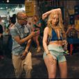 T.I. et Iggy Azalea dans le clip de No Mediocre, tourné à Rio de Janeiro et réalisé par Director X. Juin 2014.