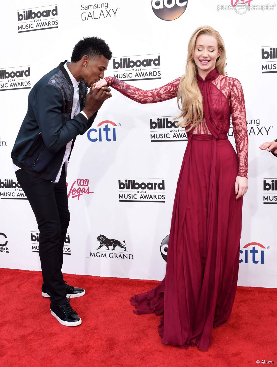 Nick Young et Iggy Azalea assistent aux Billboard Music Awards 2014 à Las Vegas. Le 18 mai 2014.