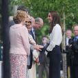  Kate Middleton, accueillie par des membres du Bletchley Park Trust, a procédé le 18 juin 2014 à la réouverture officielle de Bletchley Park, ancien centre de décryptage pendant la Seconde Guerre mondiale, après travaux de rénovation. 