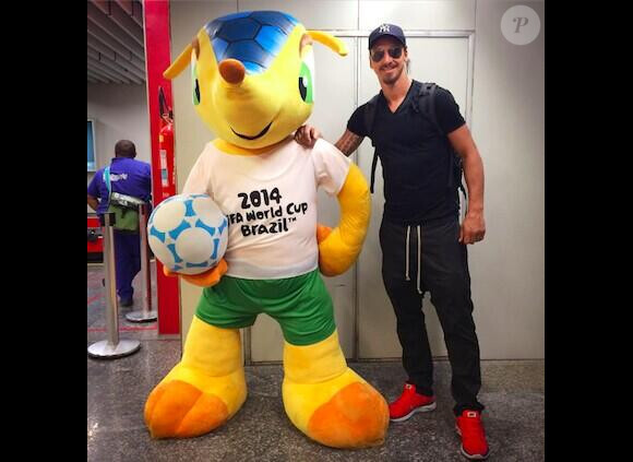Zlatan Ibrahimovic a débarqué à Rio de Janeiro, le 18 juin 2014