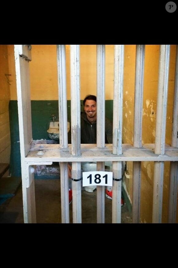 Zlatan Ibrahimovic lors des ses vacances à San Francisco, à la prison d'Alcatraz