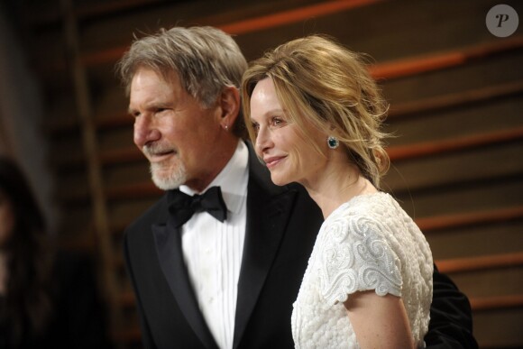 Harrison Ford et Calista Flockhart - Soirée post-Oscars Vanity Fair à Los Angeles le 2 mars 2014