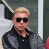 Boris Becker dans les tribunes de Roland Garros à Paris, le 1er juin 2014