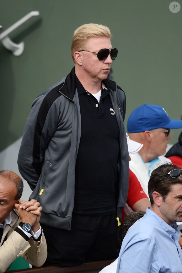 Boris Becker à Roland-Garros le 1er juin 2014 à Paris