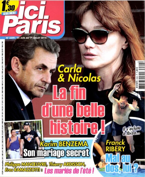 Magazine Ici Paris du 25 juin 2014.