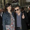 Philippe Manoeuvre et sa compagne Candice - Avant-première du film "Sur la piste du Marsupilami. A Paris en 2012. 