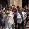 Exclusif : Mariage religieux et rock'n 'roll de Philipe Manoeuvre et Candice de la Richardière à l'église St Ouen de Livarot dans le Calvados le 21 juin 2014