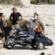  Kate Moss pendant un shooting &agrave; Ibiza en Espagne. Le 25 juin 2014 