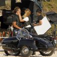  Kate Moss pendant un shooting &agrave; Ibiza en Espagne. Le 25 juin 2014 