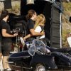 Kate Moss pendant un shooting à Ibiza en Espagne. Le 25 juin 2014