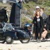 Kate Moss pendant un shooting à Ibiza en Espagne. Le 25 juin 2014