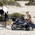  Kate Moss pendant un shooting &agrave; Ibiza en Espagne. Le 25 juin 2014 