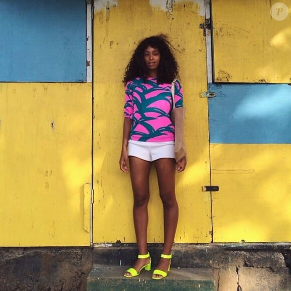 Solange Knowles en Jamaïque. Juin 2014.
