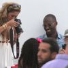 Kobe Bryant a emmené sa femme Vanessa et ses filles Natalia Diamante et Gianna Maria-Onore à Mykonos en Grèce, le 24 juin 2014