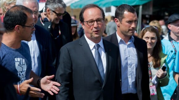 Solidays : François Hollande et Maïtena Biraben, visite surprise et des larmes